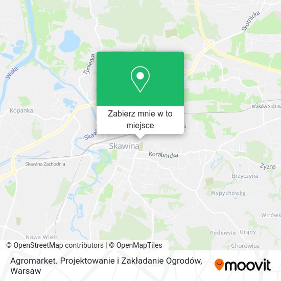 Mapa Agromarket. Projektowanie i Zakładanie Ogrodów