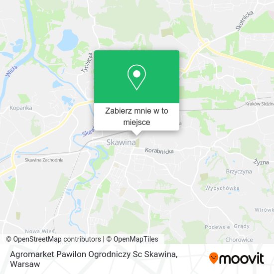 Mapa Agromarket Pawilon Ogrodniczy Sc Skawina