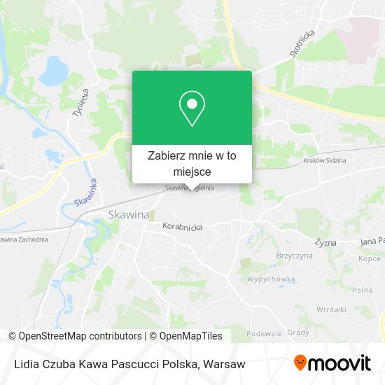 Mapa Lidia Czuba Kawa Pascucci Polska