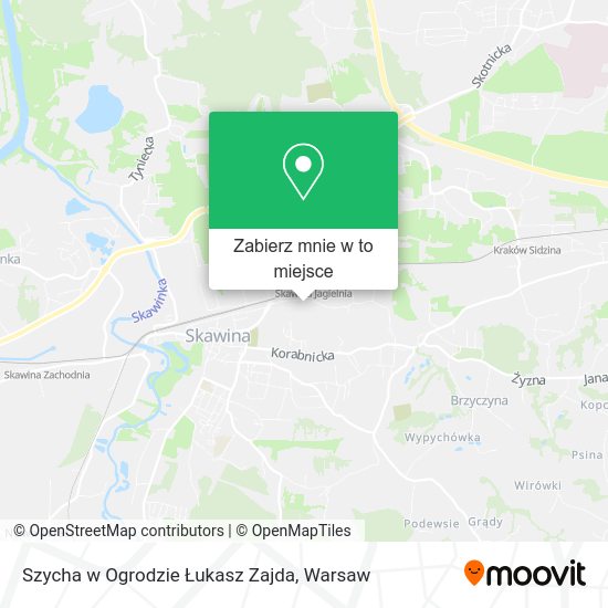 Mapa Szycha w Ogrodzie Łukasz Zajda