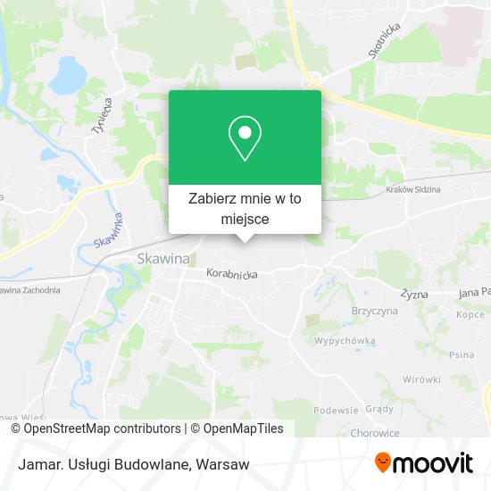 Mapa Jamar. Usługi Budowlane