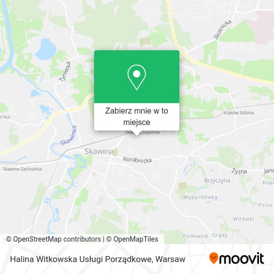 Mapa Halina Witkowska Usługi Porządkowe