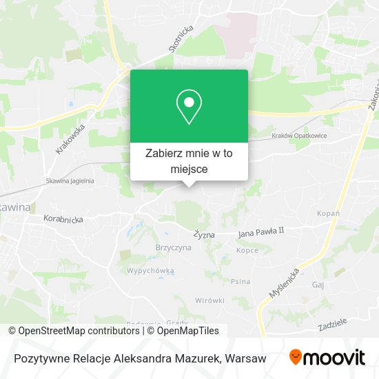 Mapa Pozytywne Relacje Aleksandra Mazurek