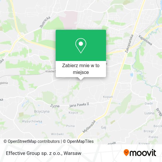 Mapa Effective Group sp. z o.o.