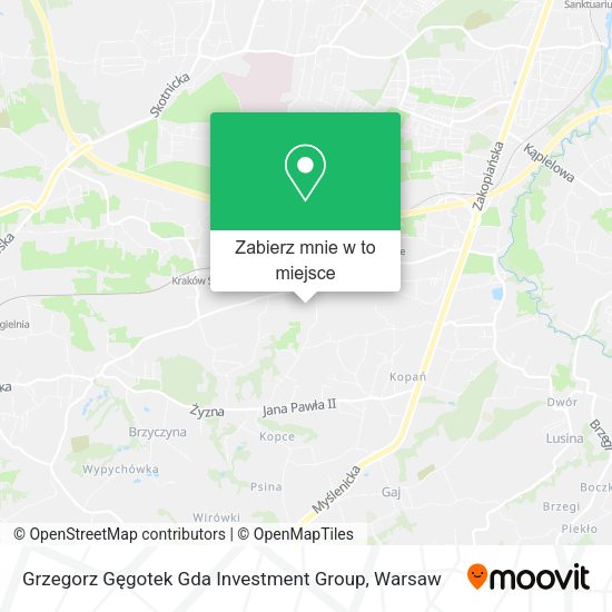 Mapa Grzegorz Gęgotek Gda Investment Group