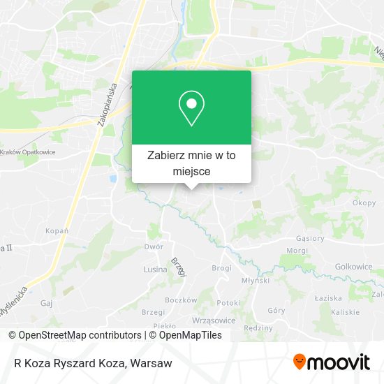 Mapa R Koza Ryszard Koza