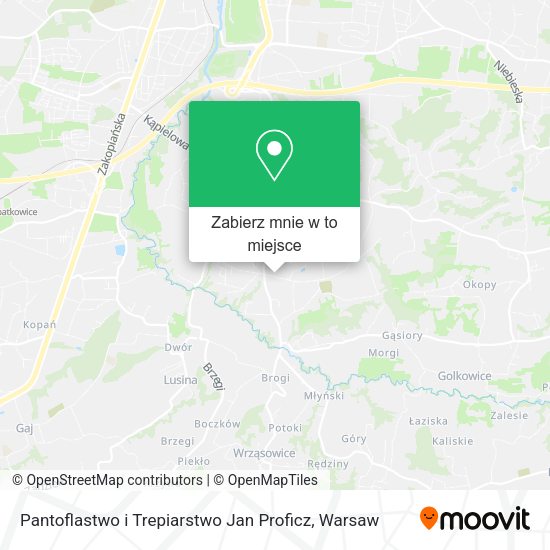 Mapa Pantoflastwo i Trepiarstwo Jan Proficz