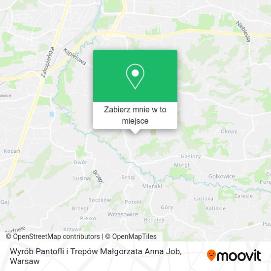 Mapa Wyrób Pantofli i Trepów Małgorzata Anna Job