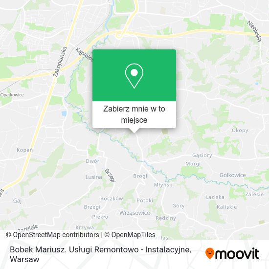 Mapa Bobek Mariusz. Usługi Remontowo - Instalacyjne