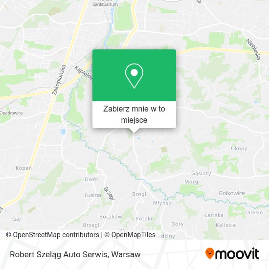 Mapa Robert Szeląg Auto Serwis