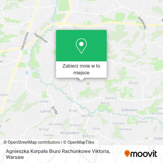 Mapa Agnieszka Korpała Biuro Rachunkowe Viktoria