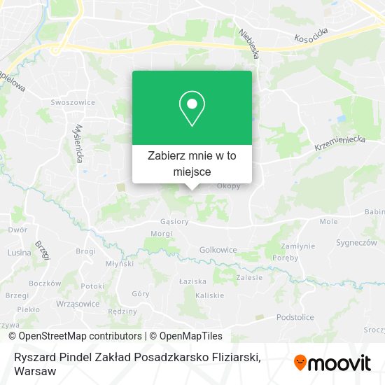 Mapa Ryszard Pindel Zakład Posadzkarsko Fliziarski