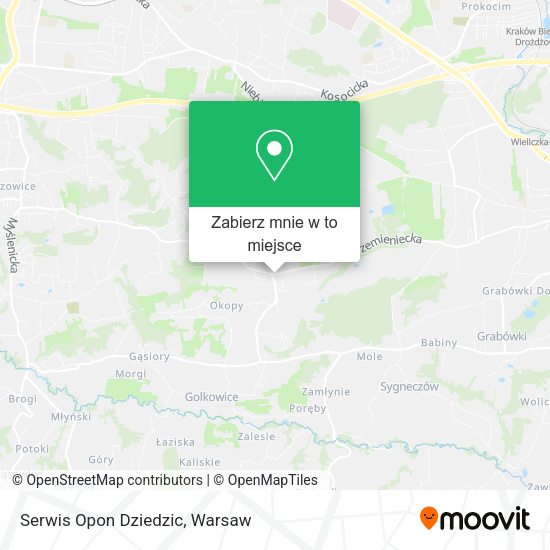 Mapa Serwis Opon Dziedzic