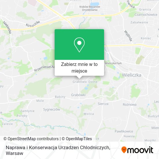 Mapa Naprawa i Konserwacja Urzadzen Chlodniczych