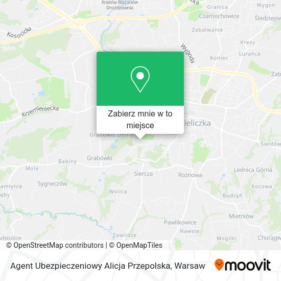 Mapa Agent Ubezpieczeniowy Alicja Przepolska