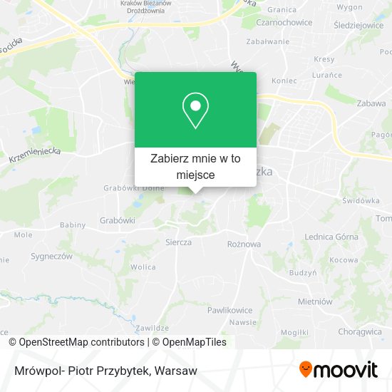 Mapa Mrówpol- Piotr Przybytek