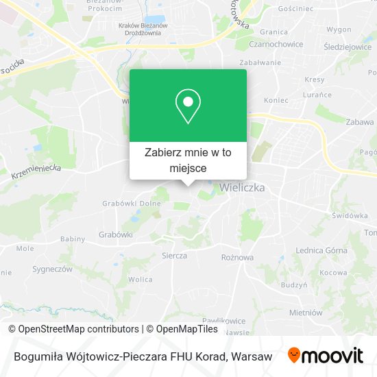 Mapa Bogumiła Wójtowicz-Pieczara FHU Korad