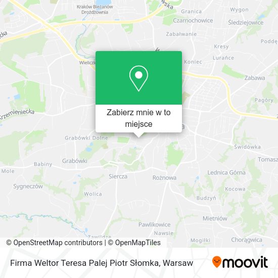 Mapa Firma Weltor Teresa Palej Piotr Słomka