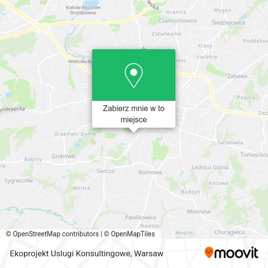 Mapa Ekoprojekt Uslugi Konsultingowe