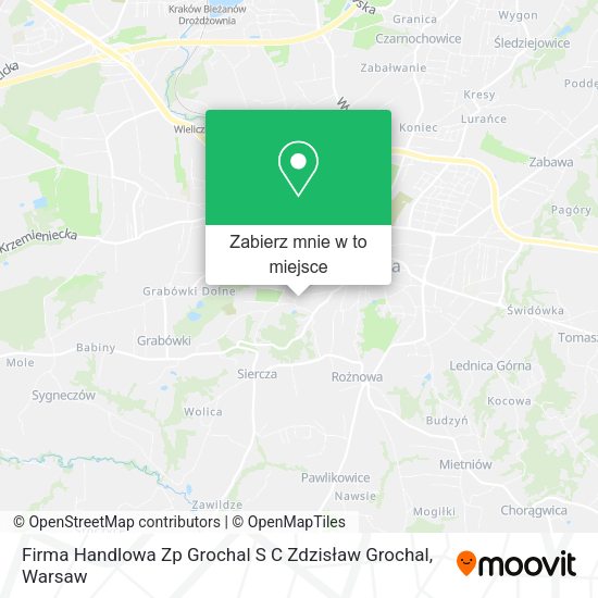 Mapa Firma Handlowa Zp Grochal S C Zdzisław Grochal