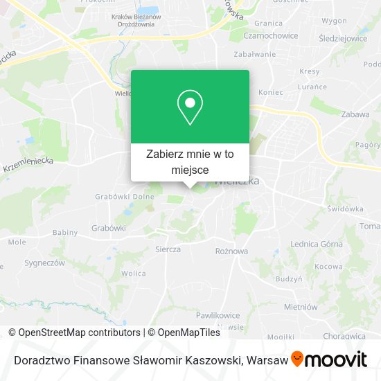 Mapa Doradztwo Finansowe Sławomir Kaszowski