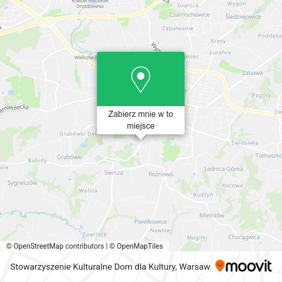 Mapa Stowarzyszenie Kulturalne Dom dla Kultury