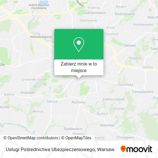 Mapa Usługi Pośrednictwa Ubezpieczeniowego