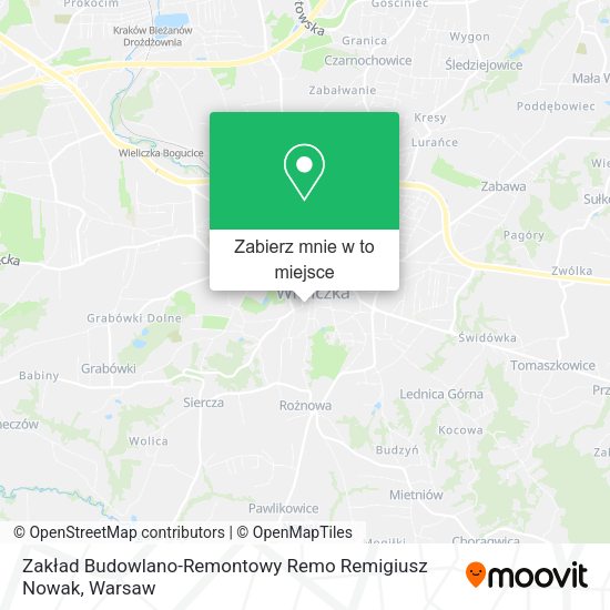 Mapa Zakład Budowlano-Remontowy Remo Remigiusz Nowak