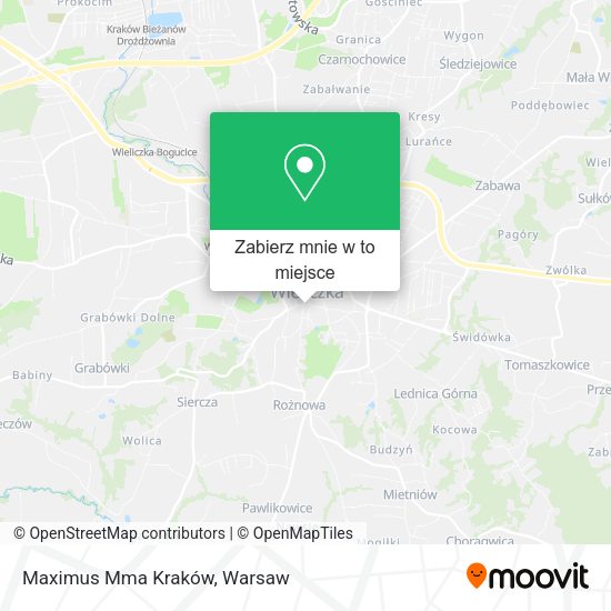 Mapa Maximus Mma Kraków