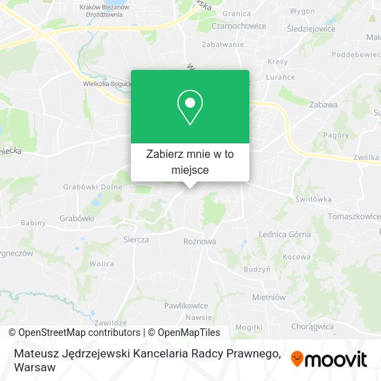 Mapa Mateusz Jędrzejewski Kancelaria Radcy Prawnego