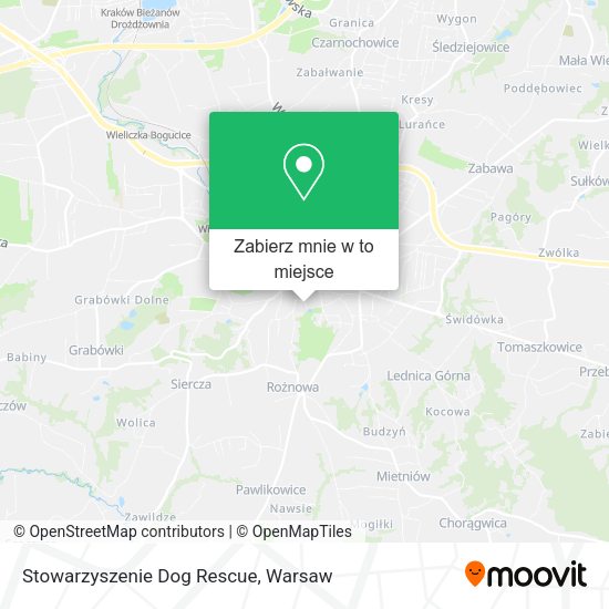 Mapa Stowarzyszenie Dog Rescue