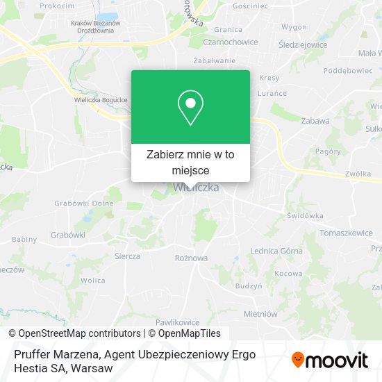 Mapa Pruffer Marzena, Agent Ubezpieczeniowy Ergo Hestia SA