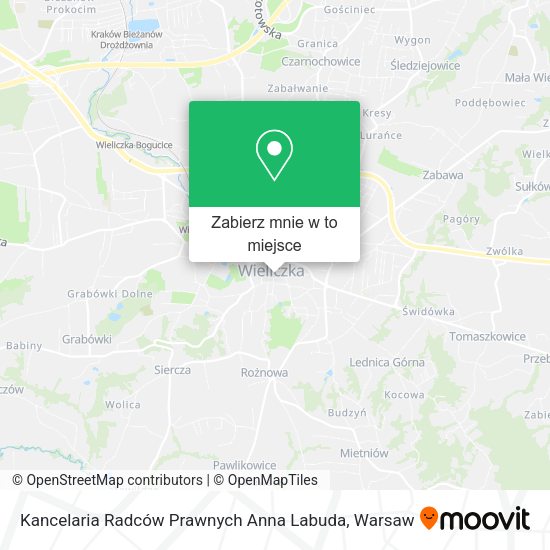 Mapa Kancelaria Radców Prawnych Anna Labuda