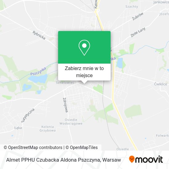 Mapa Almet PPHU Czubacka Aldona Pszczyna