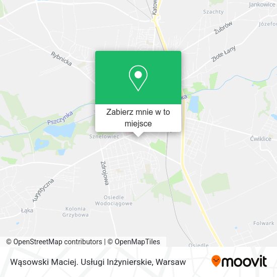 Mapa Wąsowski Maciej. Usługi Inżynierskie