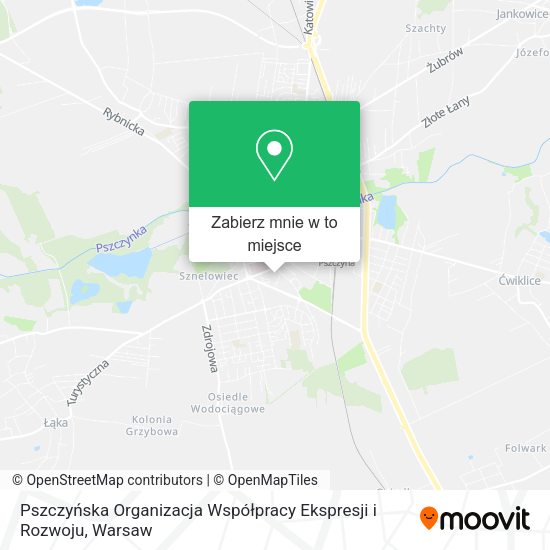 Mapa Pszczyńska Organizacja Współpracy Ekspresji i Rozwoju