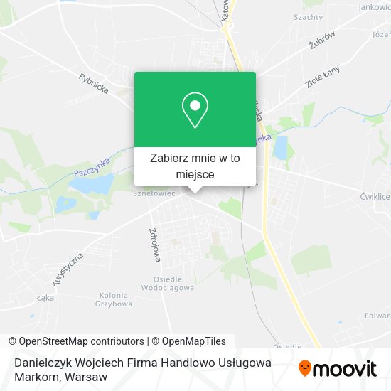 Mapa Danielczyk Wojciech Firma Handlowo Usługowa Markom