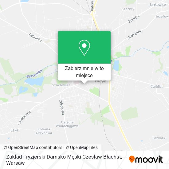 Mapa Zakład Fryzjerski Damsko Męski Czesław Błachut