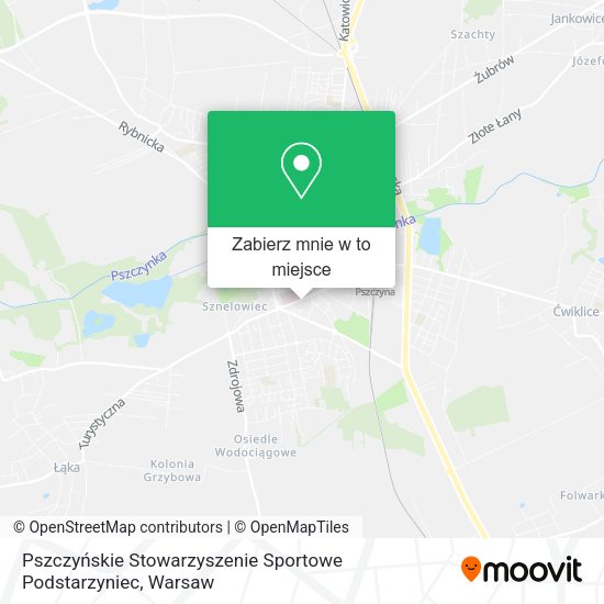 Mapa Pszczyńskie Stowarzyszenie Sportowe Podstarzyniec