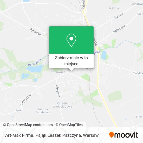 Mapa Art-Max Firma. Pająk Leszek Pszczyna