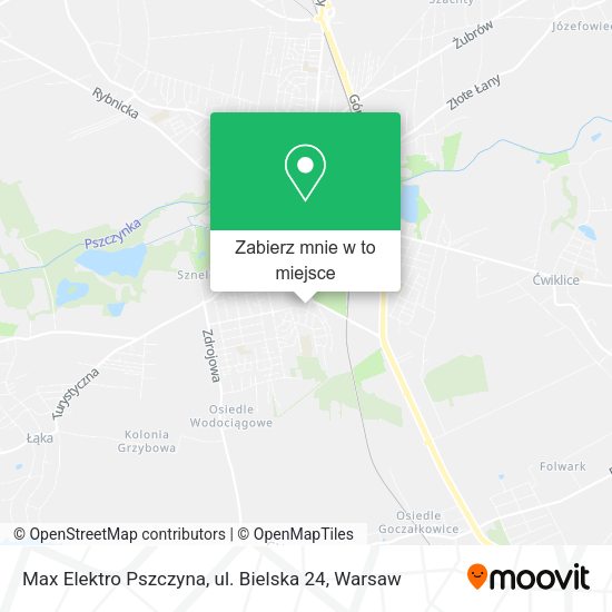 Mapa Max Elektro Pszczyna, ul. Bielska 24