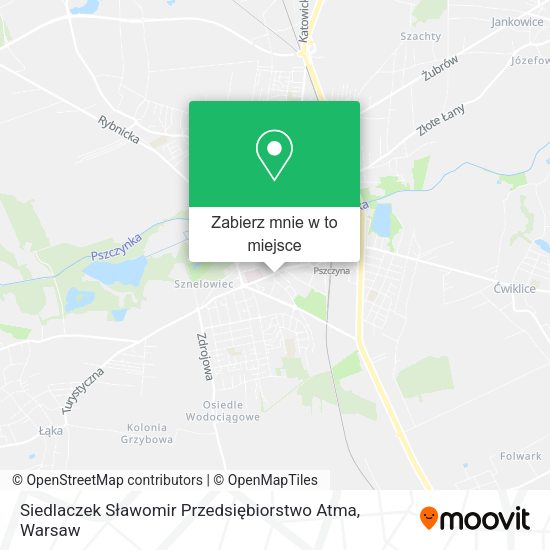 Mapa Siedlaczek Sławomir Przedsiębiorstwo Atma