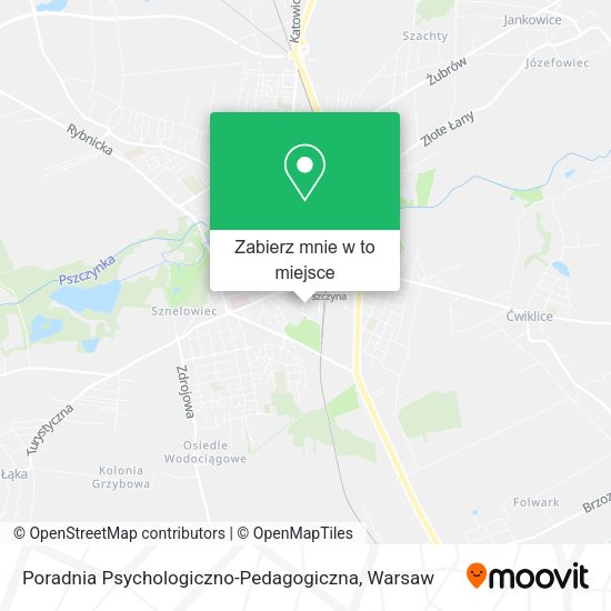 Mapa Poradnia Psychologiczno-Pedagogiczna