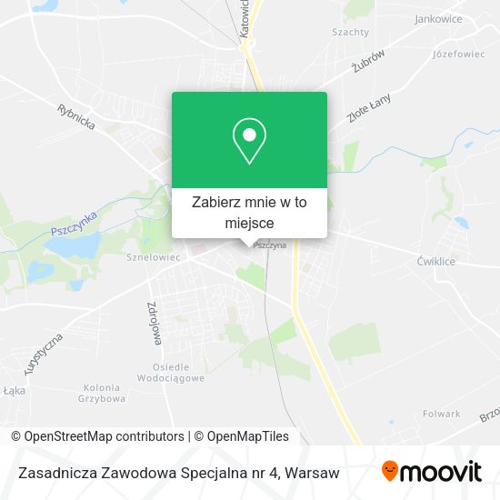 Mapa Zasadnicza Zawodowa Specjalna nr 4