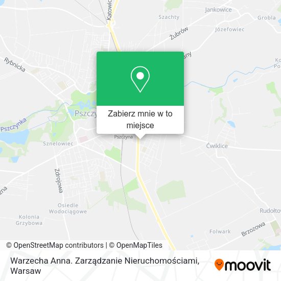 Mapa Warzecha Anna. Zarządzanie Nieruchomościami