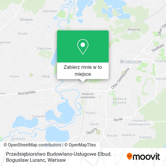 Mapa Przedsiębiorstwo Budowlano-Usługowe Elbud. Bogusław Luranc