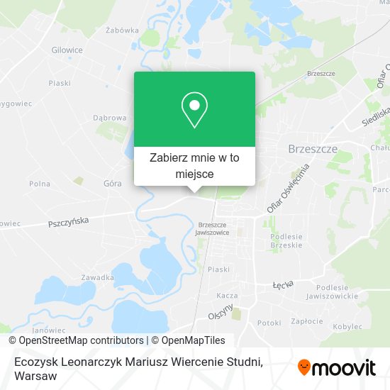 Mapa Ecozysk Leonarczyk Mariusz Wiercenie Studni