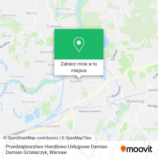 Mapa Przedsiębiorstwo Handlowo-Usługowe Damian Damian Grzelaczyk