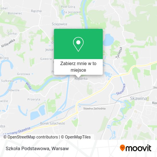 Mapa Szkoła Podstawowa