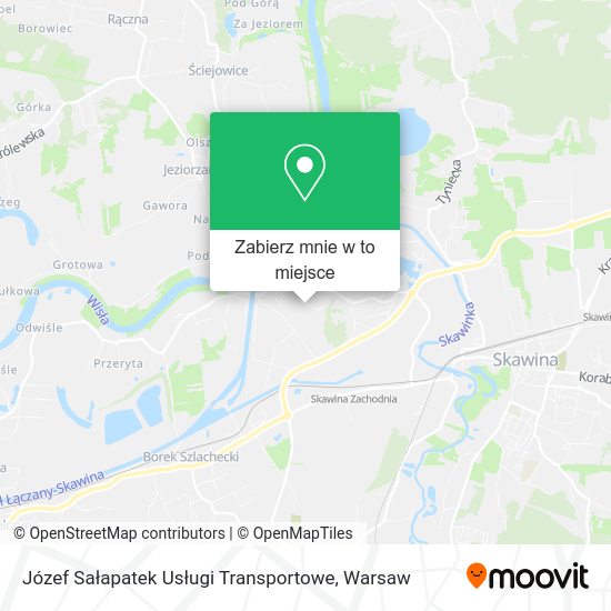 Mapa Józef Sałapatek Usługi Transportowe